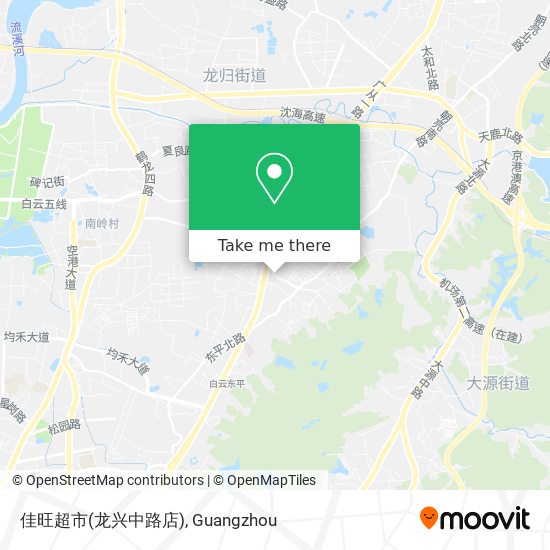 佳旺超市(龙兴中路店) map