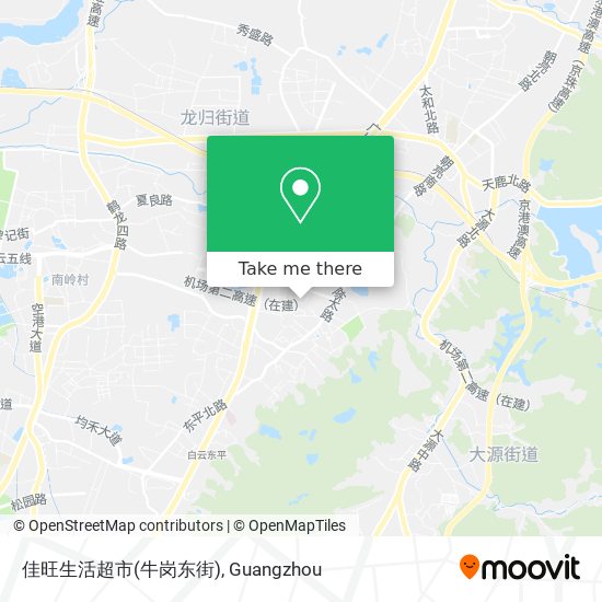 佳旺生活超市(牛岗东街) map