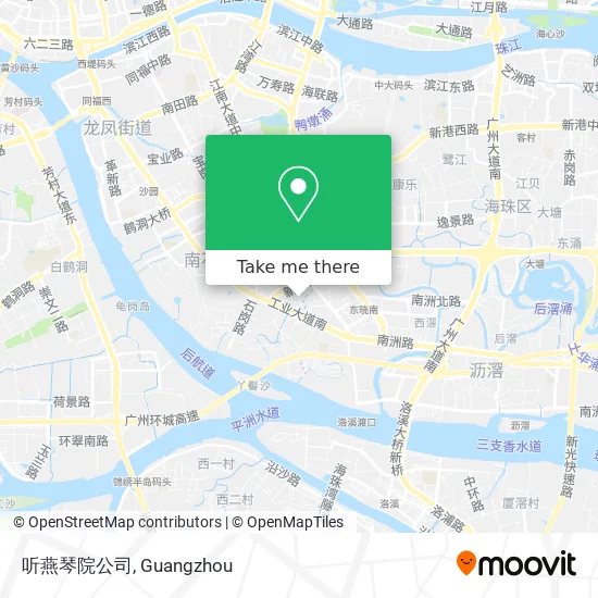 听燕琴院公司 map