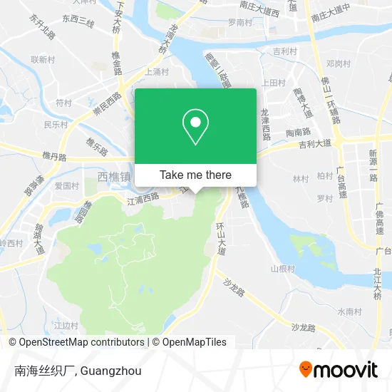 南海丝织厂 map