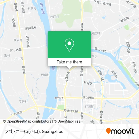 大街/西一街(路口) map