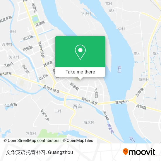 文华英语托管补习 map