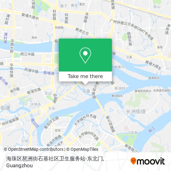 海珠区琶洲街石基社区卫生服务站-东北门 map