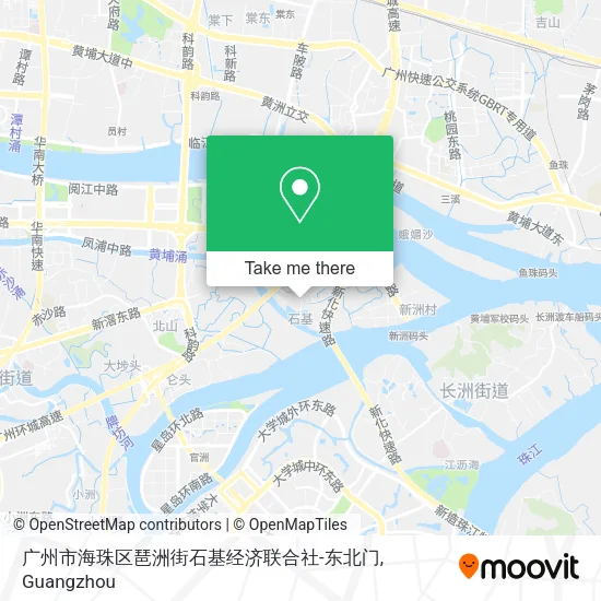 广州市海珠区琶洲街石基经济联合社-东北门 map