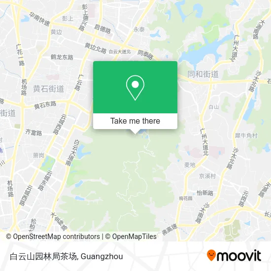 白云山园林局茶场 map