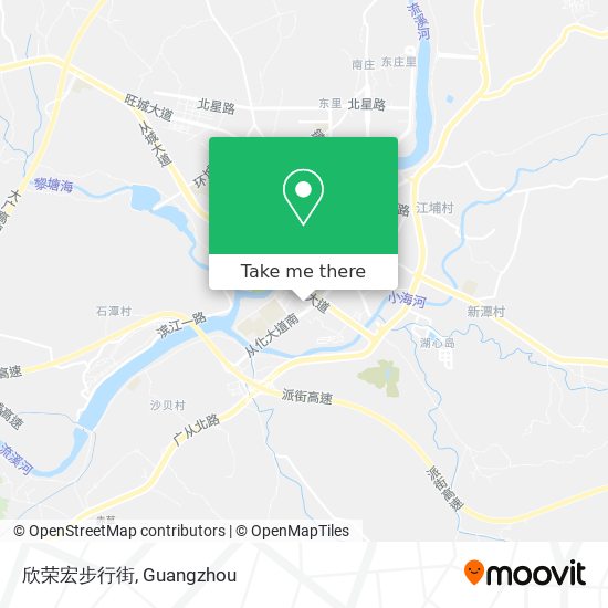 欣荣宏步行街 map