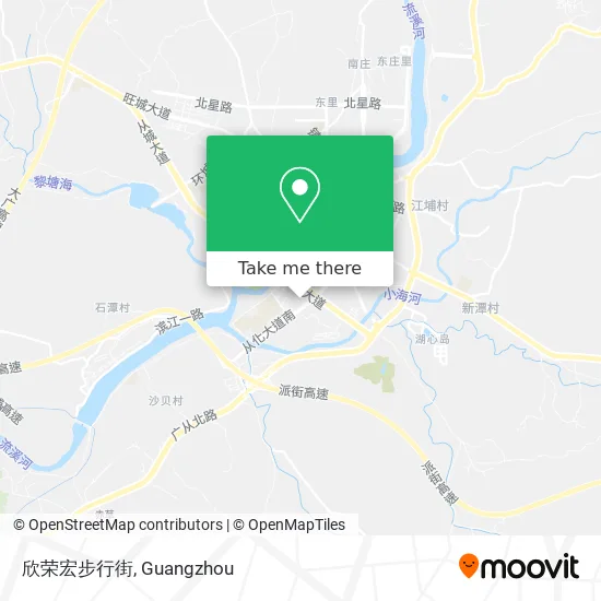 欣荣宏步行街 map