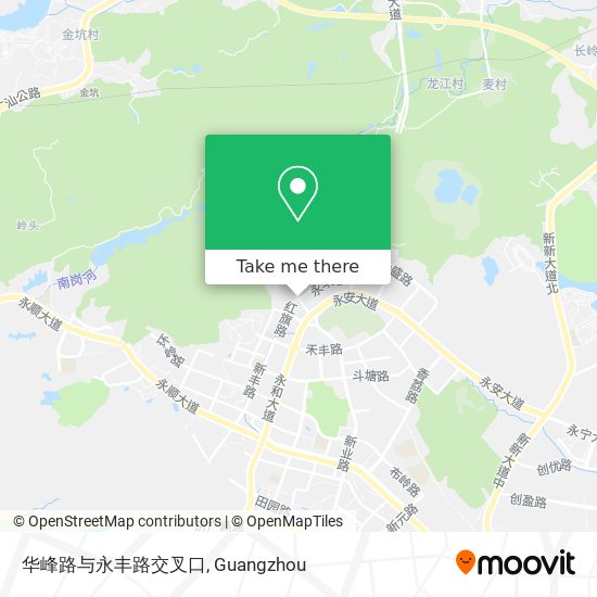 华峰路与永丰路交叉口 map