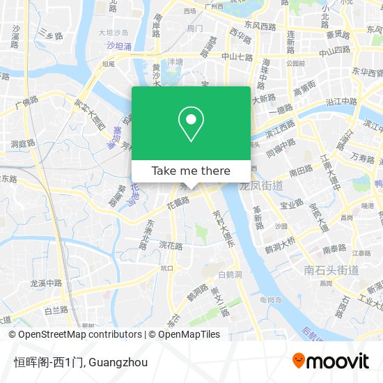 恒晖阁-西1门 map