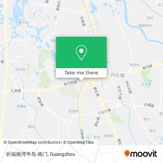 祈福南湾半岛-南门 map