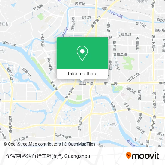 华宝南路站自行车租赁点 map