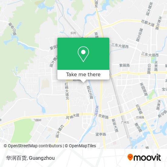 华润百货 map