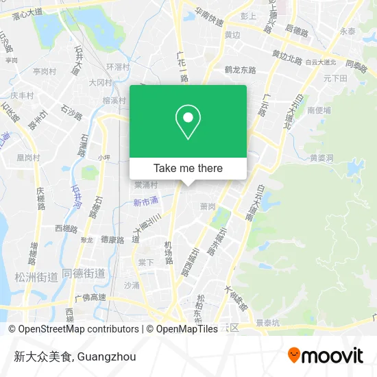 新大众美食 map
