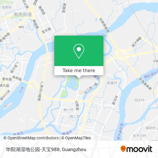 华阳湖湿地公园-天宝988 map