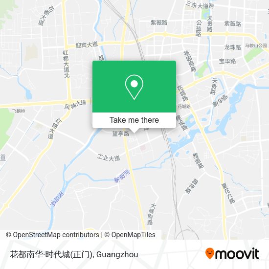 花都南华·时代城(正门) map