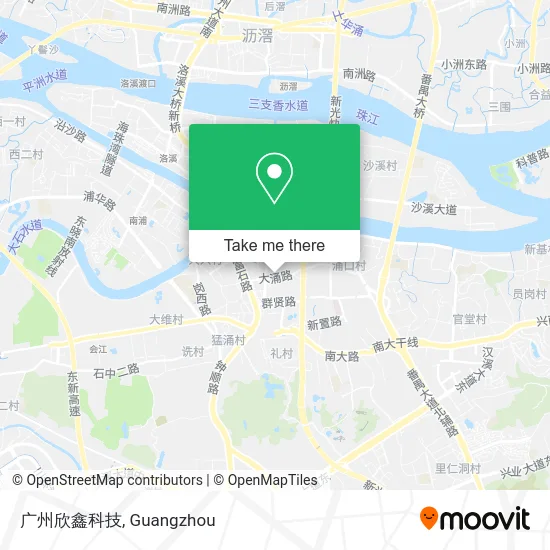 广州欣鑫科技 map