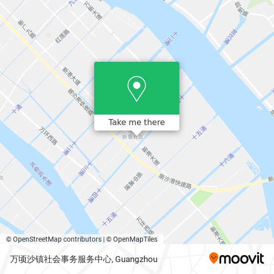 万顷沙镇社会事务服务中心 map