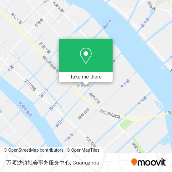 万顷沙镇社会事务服务中心 map
