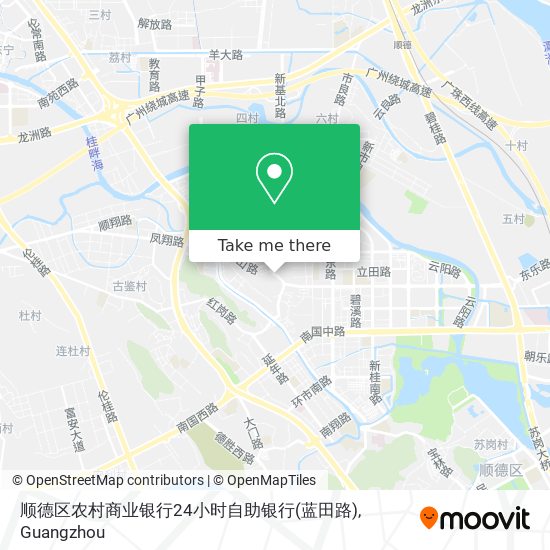 顺德区农村商业银行24小时自助银行(蓝田路) map