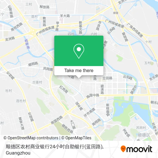 顺德区农村商业银行24小时自助银行(蓝田路) map