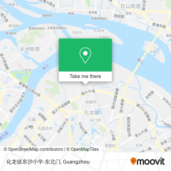 化龙镇东沙小学-东北门 map