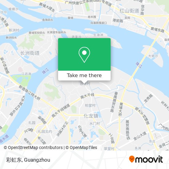 彩虹东 map