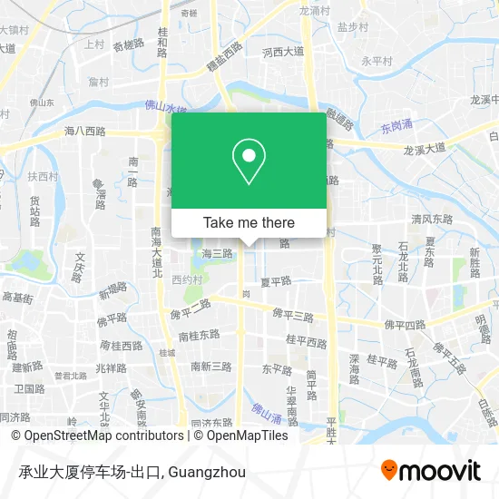 承业大厦停车场-出口 map