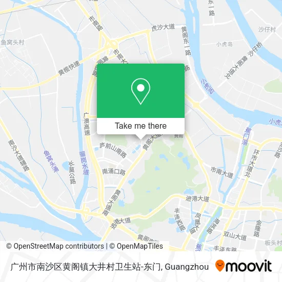 广州市南沙区黄阁镇大井村卫生站-东门 map