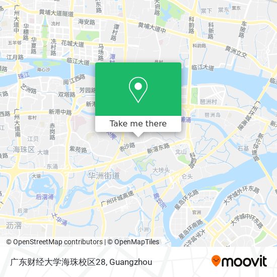 广东财经大学海珠校区28 map