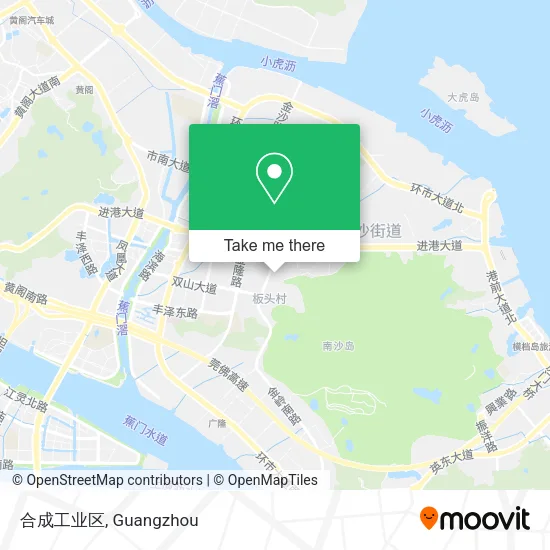 合成工业区 map