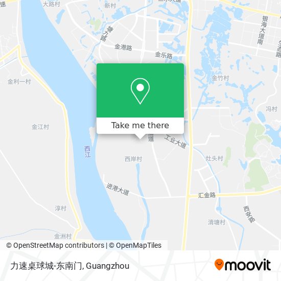 力速桌球城-东南门 map