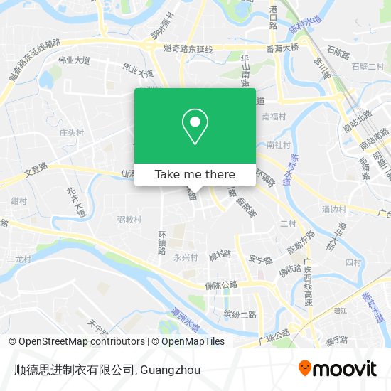顺德思进制衣有限公司 map