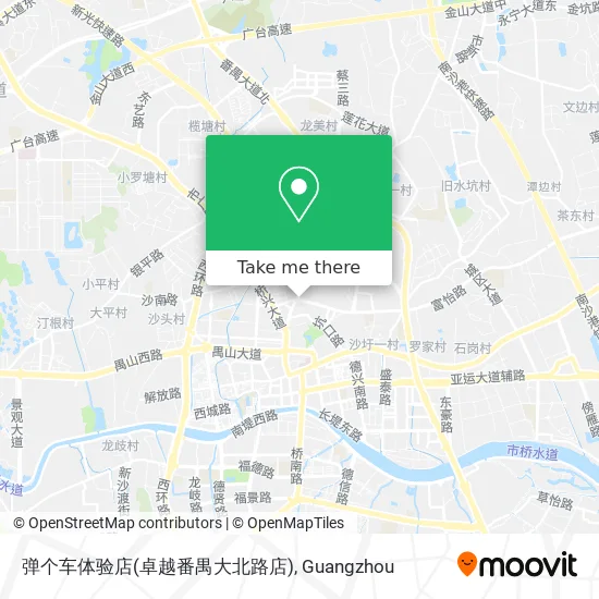 弹个车体验店(卓越番禺大北路店) map