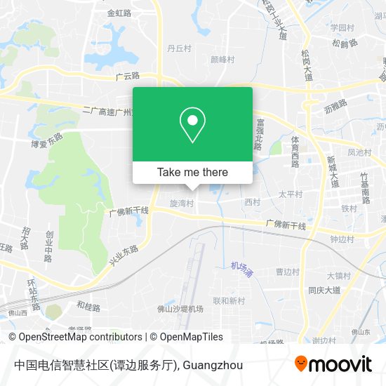 中国电信智慧社区(谭边服务厅) map
