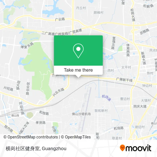 横岗社区健身室 map