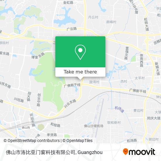 佛山市洛比亚门窗科技有限公司 map