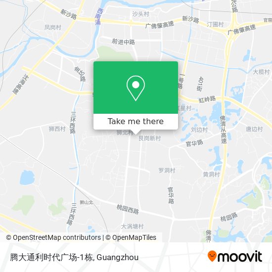 腾大通利时代广场-1栋 map