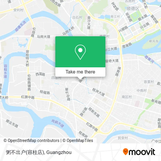 粥不出户(容桂店) map