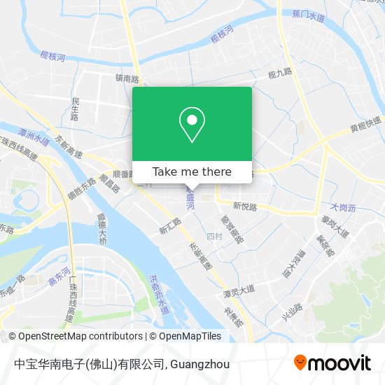 中宝华南电子(佛山)有限公司 map