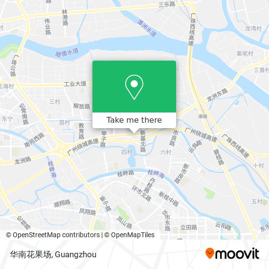 华南花果场 map