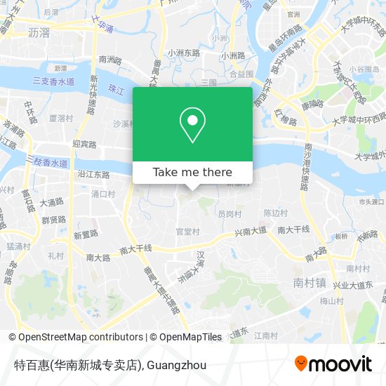 特百惠(华南新城专卖店) map