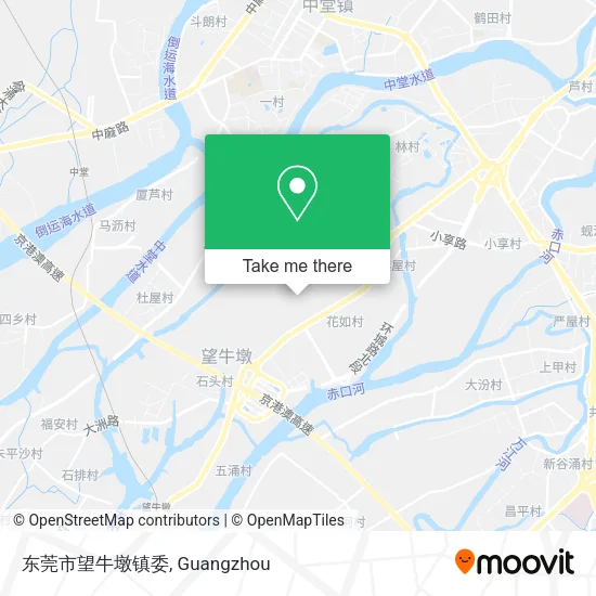 东莞市望牛墩镇委 map