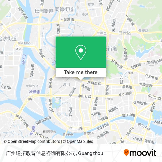 广州建拓教育信息咨询有限公司 map