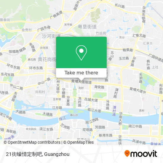 21街蠔情定制吧 map