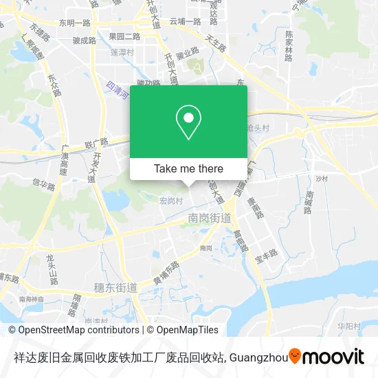 祥达废旧金属回收废铁加工厂废品回收站 map