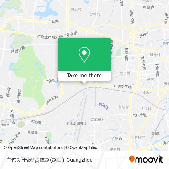 广佛新干线/贤谭路(路口) map
