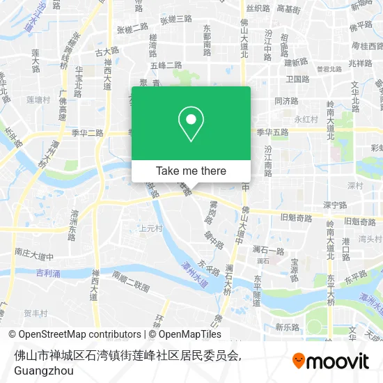 佛山市禅城区石湾镇街莲峰社区居民委员会 map