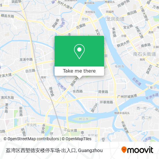 荔湾区西塱德安楼停车场-出入口 map