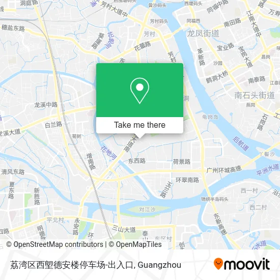 荔湾区西塱德安楼停车场-出入口 map