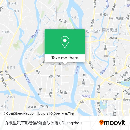 乔歌里汽车影音连锁(金沙洲店) map